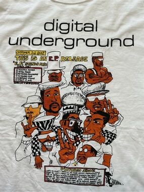 Control Digital Underground E.P.
Release Shock G Tupac Rap Hip Hop T-Shirt